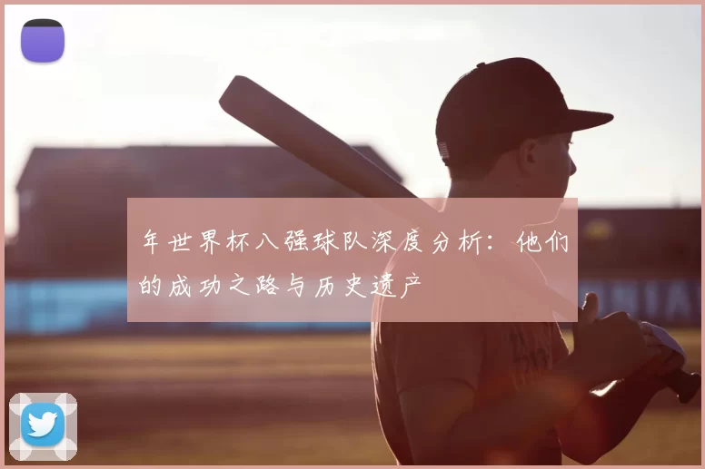 年世界杯八强球队深度分析:他们的成功之路与历史遗产