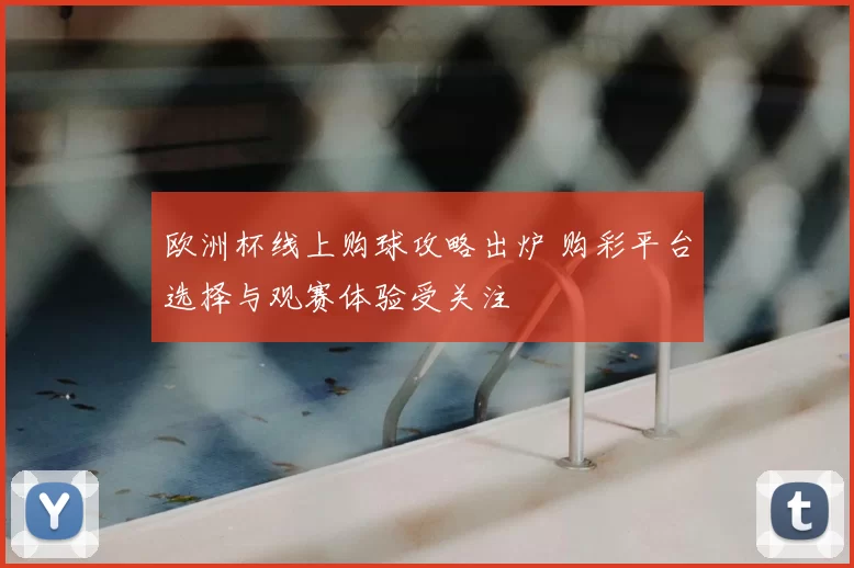 欧洲杯线上购球攻略出炉 购彩平台选择与观赛体验受关注